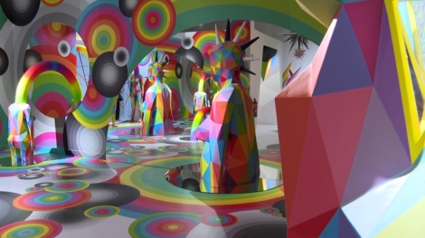 Exposición De Okuda En Madrid: “Walking Life”