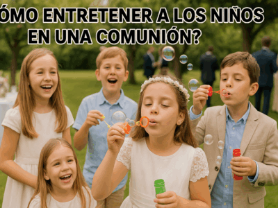 ¿Cómo entretener a los niños en una comunión?