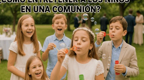 ¿Cómo entretener a los niños en una comunión?