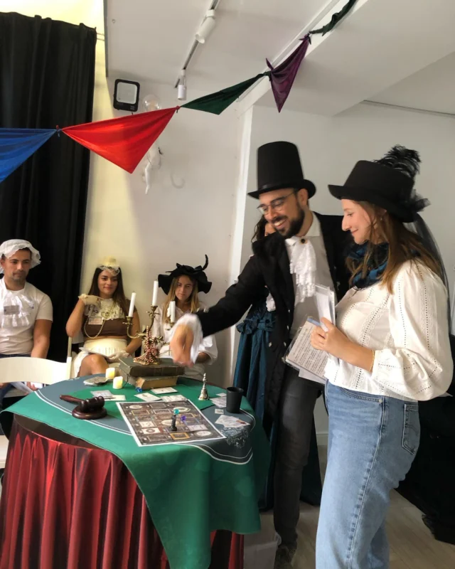 Un teambuilding inolvidable “Cluedo en vivo Doublebottom”

¡Secretos, estrategia, personajes increíbles y muchas risas! Esto es lo que os espera en este juego lleno de misterios en el que os convertiréis en los protagonistas de la historia. 

ℹ️Más info en: https://cluedosenvivo.com/crimen-en-doublebottom/
.
.
#madrid #teambuilding #teambuildinggames #teambuildingevent #teambuildingactivity #teambuildingideas #game #planesmadrid #mondaymotivation #monday #instalike #liketime #likeforlikes #spain